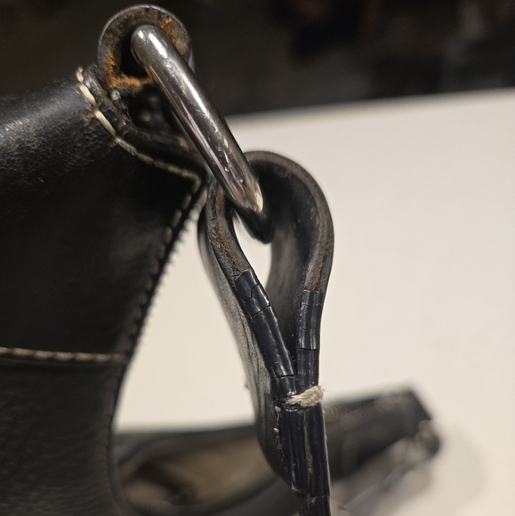 Dooney & Bourke Black Pebble Grain Hobo - Picture 7 of 12